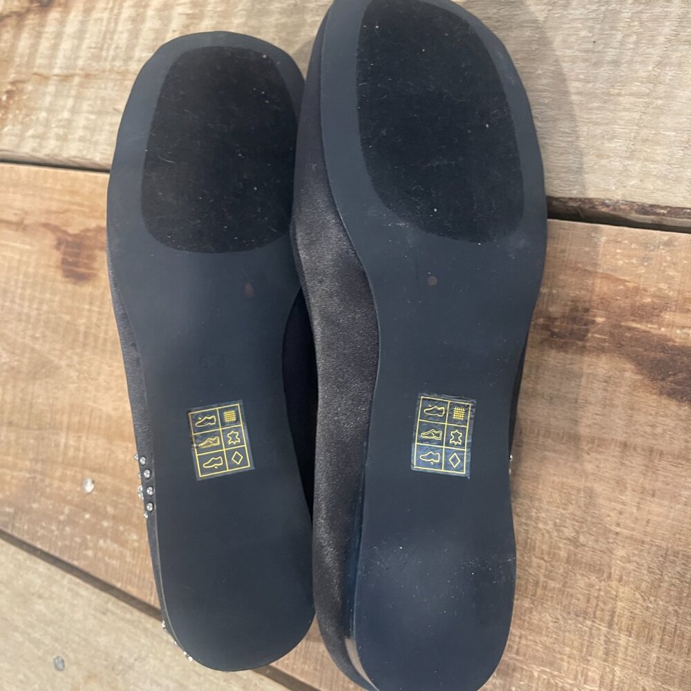 Jeffrey Campbell x FP x UL Stars Align Ballet Flats NWOB Black Size 7.5 - Picture 8 of 12